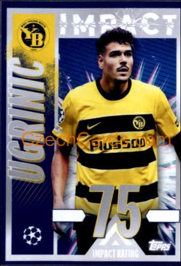 Filip Ugrinić 2023/24 Topps Champions League sticker Impact #540