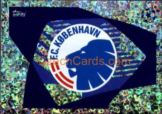 Club Logo F.C. Copenhagen 2023/24 Topps Champions League sticker foil #541