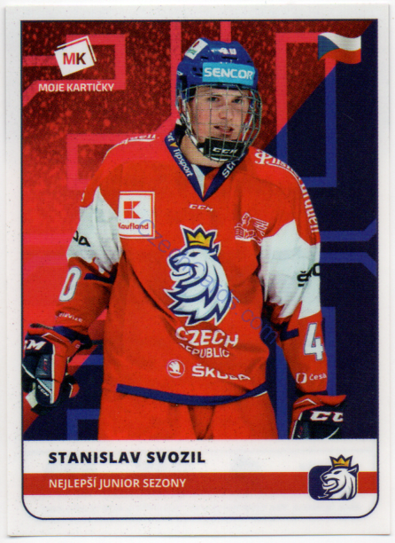 Stanislav Svozil MK 2020  Stick With Czech Hockey Sticker #11