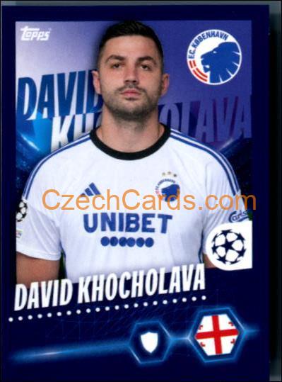 Davit Khocholava 2023/24 Topps Champions League sticker #544