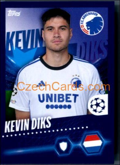 Kevin Diks 2023/24 Topps Champions League sticker #546
