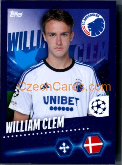 William Clem 2023/24 Topps Champions League sticker #549