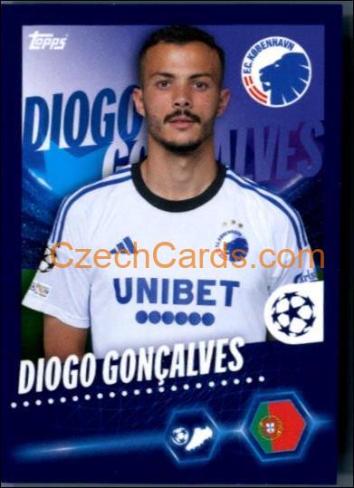 Diogo Gonçalves 2023/24 Topps Champions League sticker #555