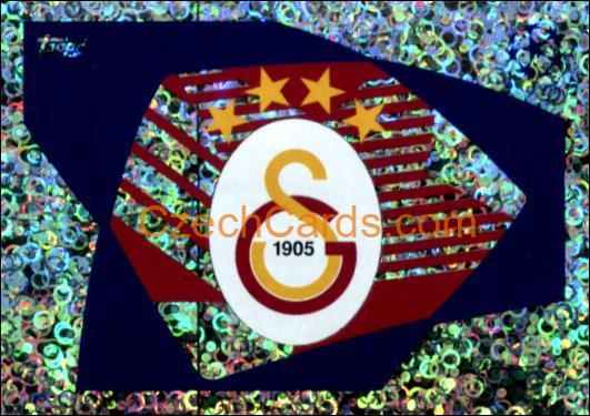 Club Logo Galatasaray 2023/24 Topps Champions League sticker foil #560