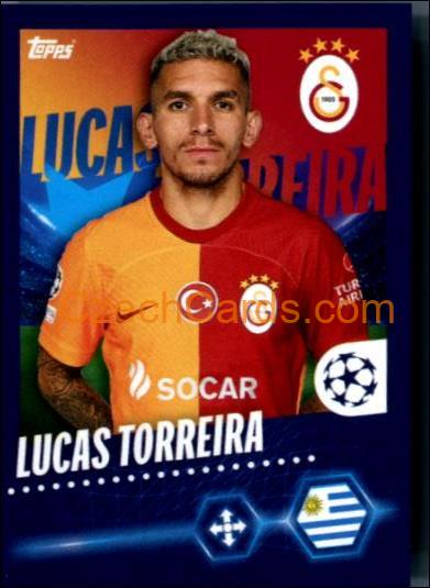 Lucas Torreira 2023/24 Topps Champions League sticker #567