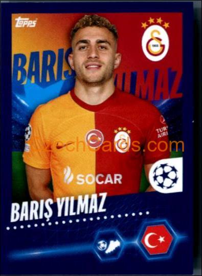 Barış Yılmaz 2023/24 Topps Champions League sticker #571