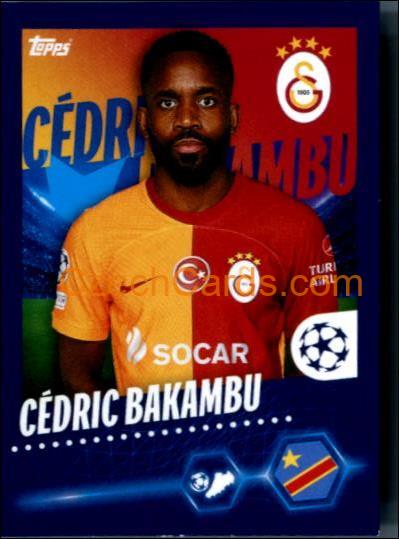 Cédric Bakambu 2023/24 Topps Champions League sticker #572