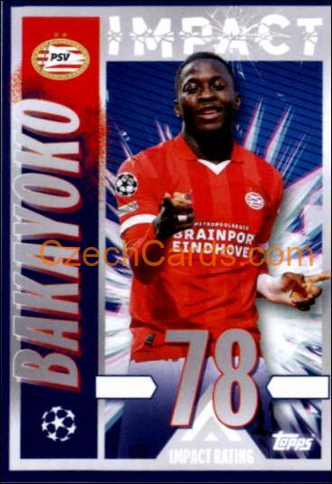 Dries Mertens 2023/24 Topps Champions League sticker Impact #578
