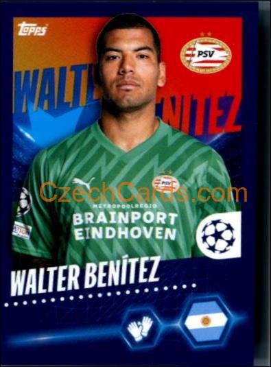 Walter Benítez 2023/24 Topps Champions League sticker #580