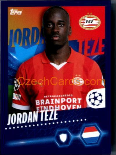 Jordan Teze 2023/24 Topps Champions League sticker #582