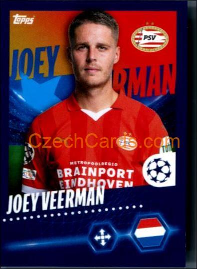 Joey Veerman 2023/24 Topps Champions League sticker #587