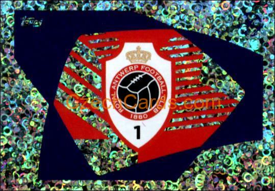Club Logo Royal Antwerp FC 2023/24 Topps Champions League sticker foil #598