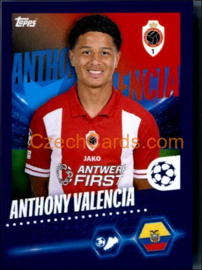 Anthony Valencia 2023/24 Topps Champions League sticker #609