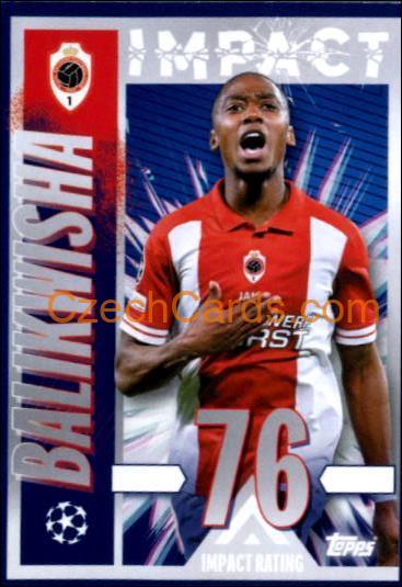 Michel-Ange Balikwisha 2023/24 Topps Champions League sticker Impact #616