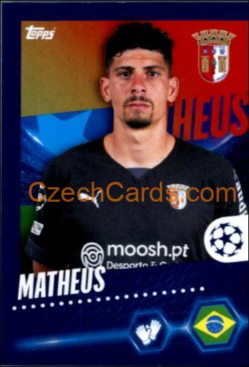 Matheus 2023/24 Topps Champions League sticker #618