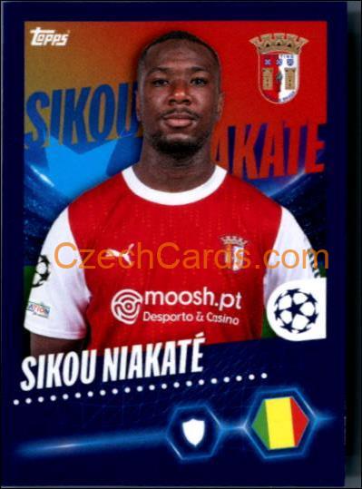 Sikou Niakaté 2023/24 Topps Champions League sticker #620