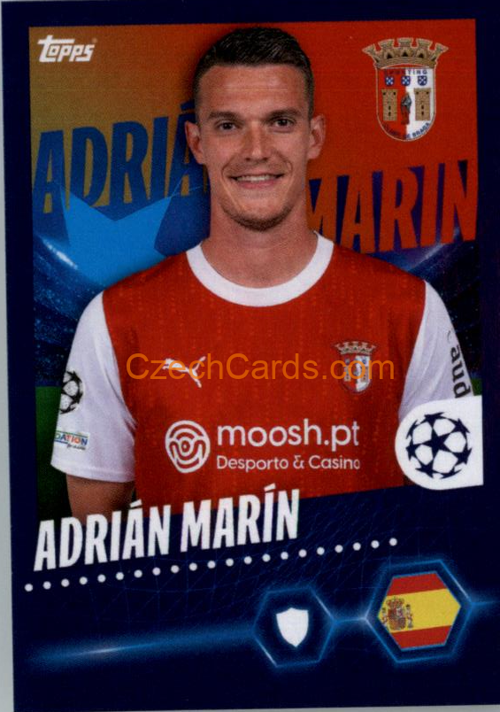 Adrián Marín 2023/24 Topps Champions League sticker #621