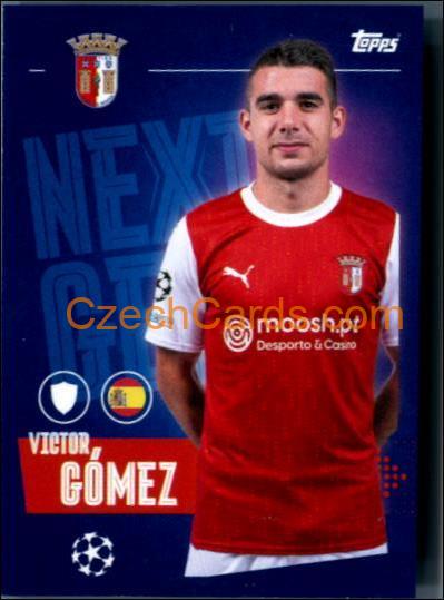 Víctor Gómez 2023/24 Topps Champions League sticker Next Gen #634