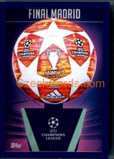 Final Madrid 2019 2023/24 Topps Champions League sticker #654