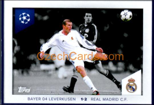Zinedine Zidane Bayer vs Real 2023/24 Topps Champions League sticker #659