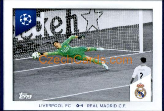 Thibaut Courtois Liverpool vs Real 2023/24 Topps Champions League sticker #664