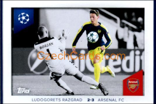 Mesut Özil Ludogoretz vs Arsenal 2023/24 Topps Champions League sticker #667