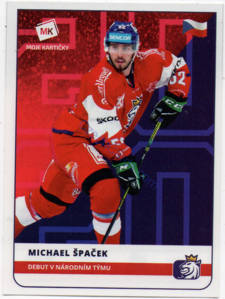 Michael Špaček MK 2020 Stick With Czech Hockey Sticker #24