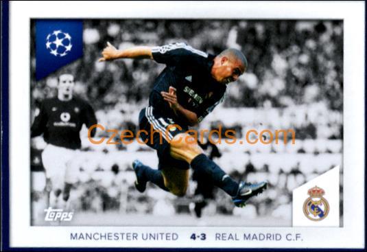 Ronaldo Manchester U vs Real  2023/24 Topps Champions League sticker #681