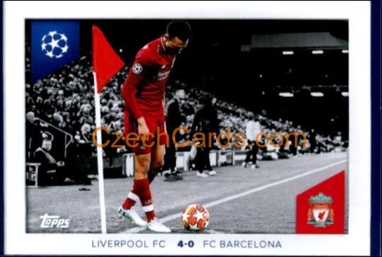 Liverpool vs Barcelona 2023/24 Topps Champions League sticker #691