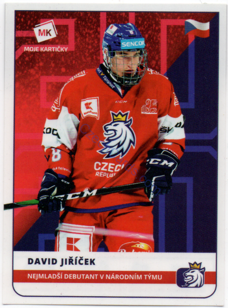 David Jiříček MK 2020 Stick With Czech Hockey Sticker #26