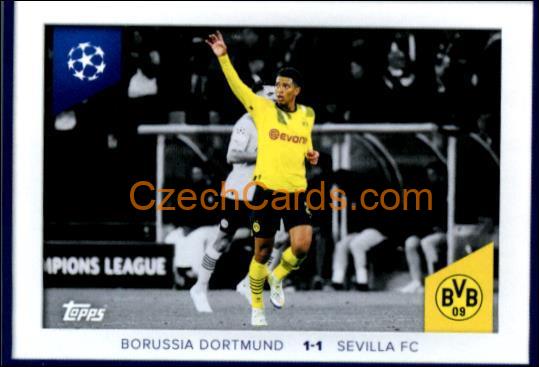 Bellingham Dortmund vs Sevilla 2023/24 Topps Champions League sticker #695