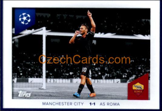 Machester C vs AS Roma 2023/24 Topps Champions League sticker #698