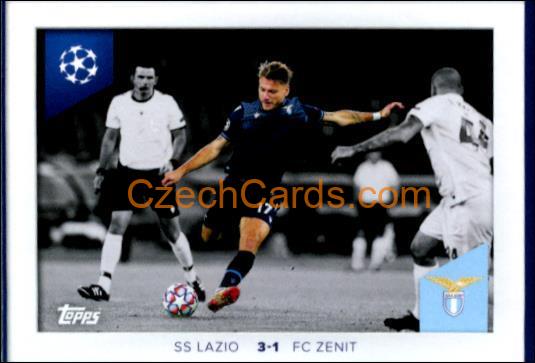 Immobile Lazio vs Zenit 2023/24 Topps Champions League sticker #700