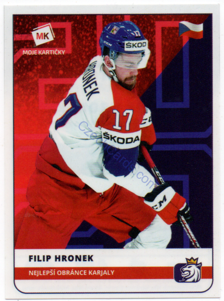 Filip Hronek MK 2020 Stick With Czech Hockey Sticker #28