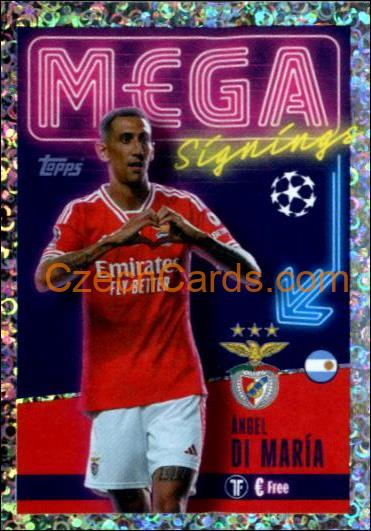 Ángel Di María 2023/24 Topps Champions League sticker Mega Signings foil #728