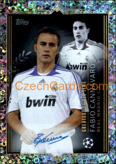 Fabio Cannavaro 2023/24 Topps Champions League sticker Signature foil #732