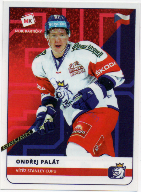 Ondřej Palát MK 2020 Stick With Czech Hockey Sticker #30