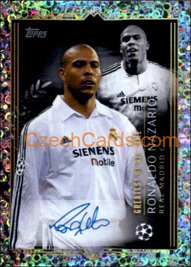 Ronaldo Nazário 2023/24 Topps Champions League sticker Signature foil #738