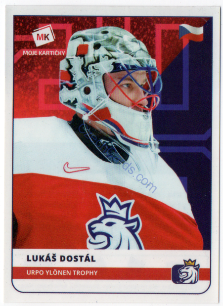 Lukáš Dostál MK 2020 Stick With Czech Hockey Sticker #33
