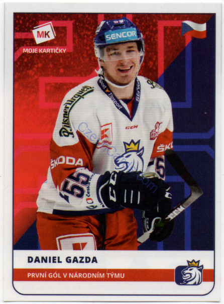 Daniel Gazda MK 2020 Stick With Czech Hockey Sticker #36