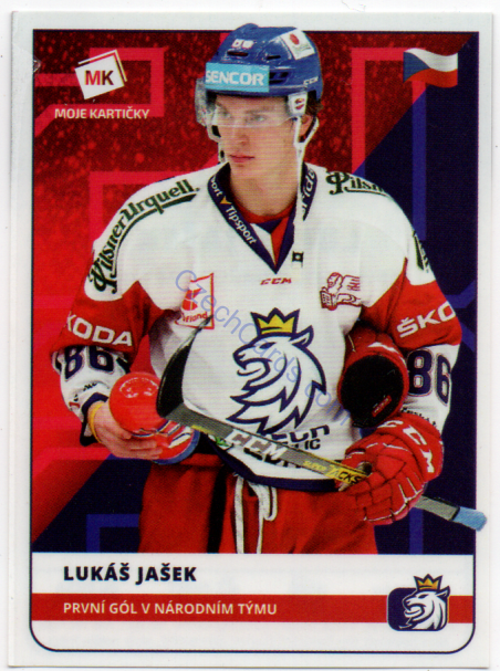 Lukáš Jašek MK 2020 Stick With Czech Hockey Sticker #39