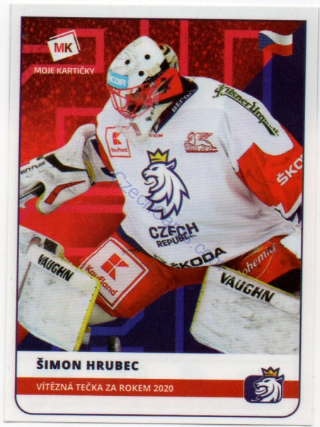 Šimon Hrubec MK 2020 Stick With Czech Hockey Sticker #42