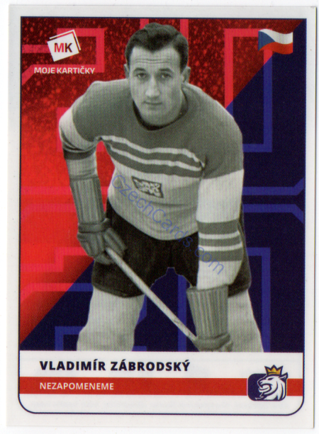 Vladimír Zábrodský MK 2020 Stick With Czech Hockey Sticker #44