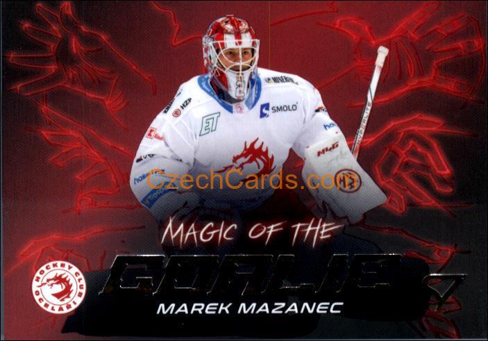 MAREK MAZANEC 2023/24 SportZoo Tipsport EHL Magic Of The Goalie #MG-01