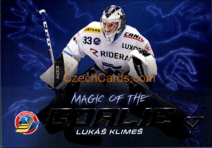 LUKÁŠ KLIMEŠ 2023/24 SportZoo Tipsport EHL Magic Of The Goalie #MG-04