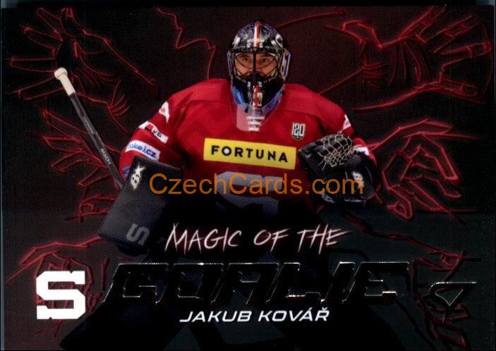 JAKUB KOVÁŘ 2023/24 SportZoo Tipsport EHL Magic Of The Goalie #MG-07