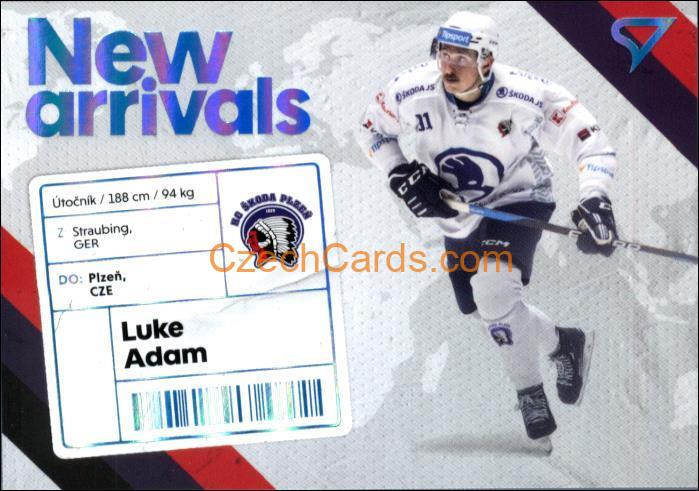 LUKE ADAM 2023/24 SportZoo Tipsport EHL New Arrival #NA-16