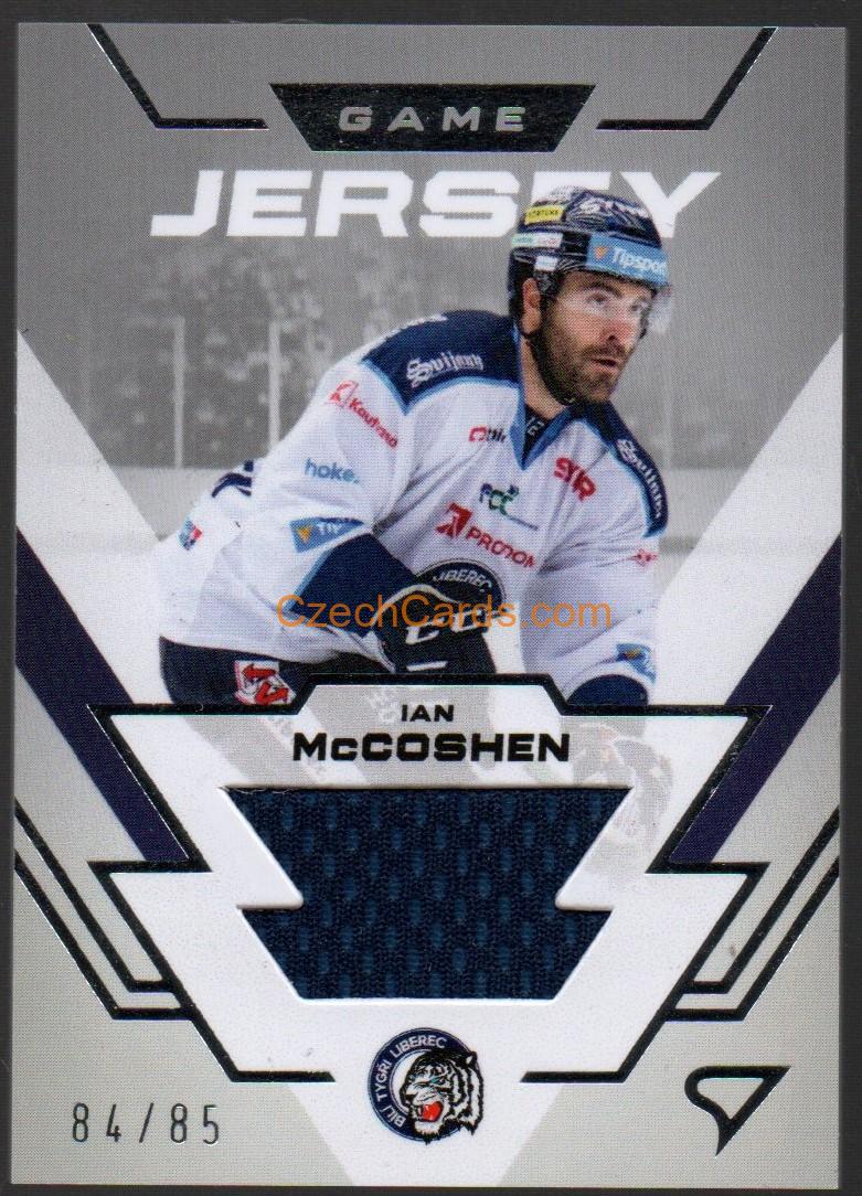 IAN McCOSHEN 2023/24 SportZoo Tipsport EHL Game Jersey **/85#GJ-IM