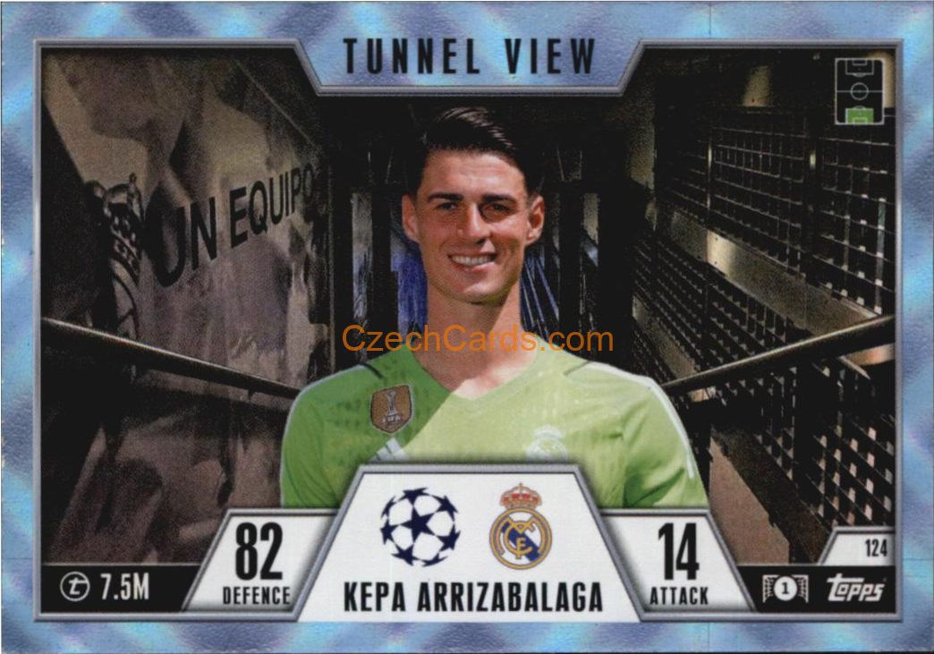 Kepa Arrizabalaga 2023/24 Topps Match Attax Extra crystal parallel #124