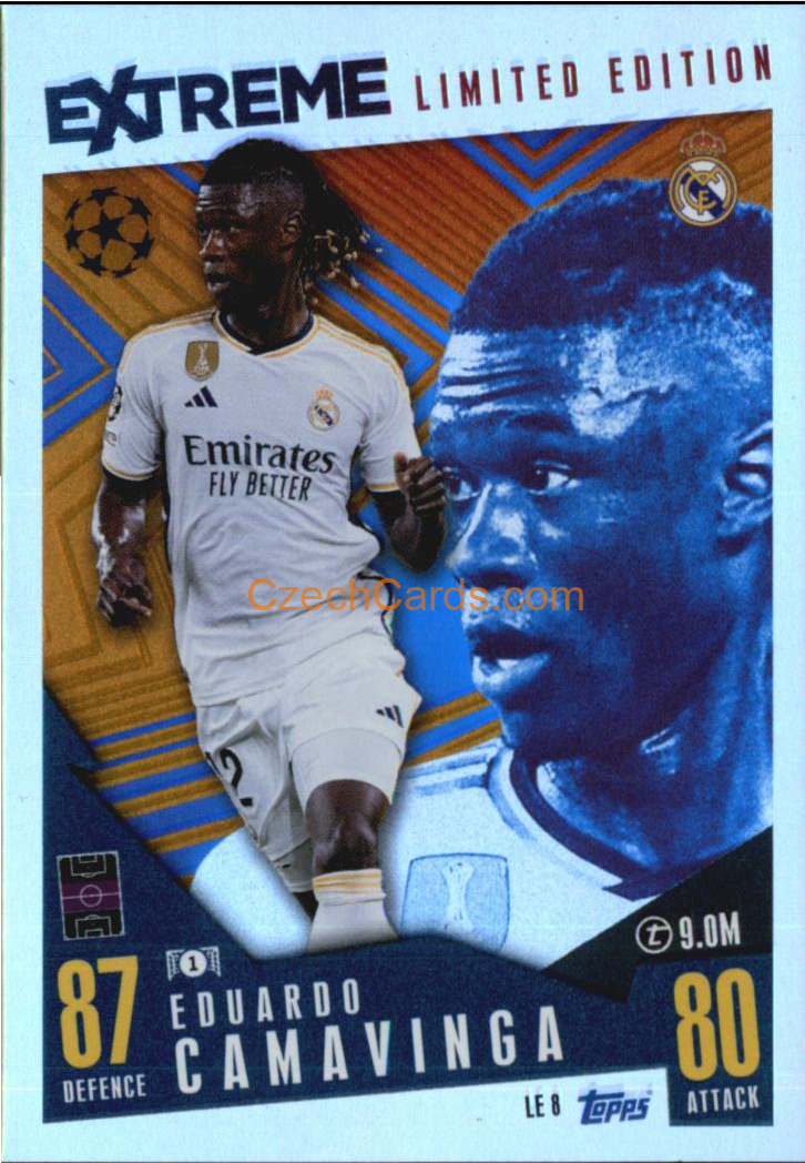 Eduardo Camavinga 2023/24 Topps Match Attax Extra Extreme Limited #LE8